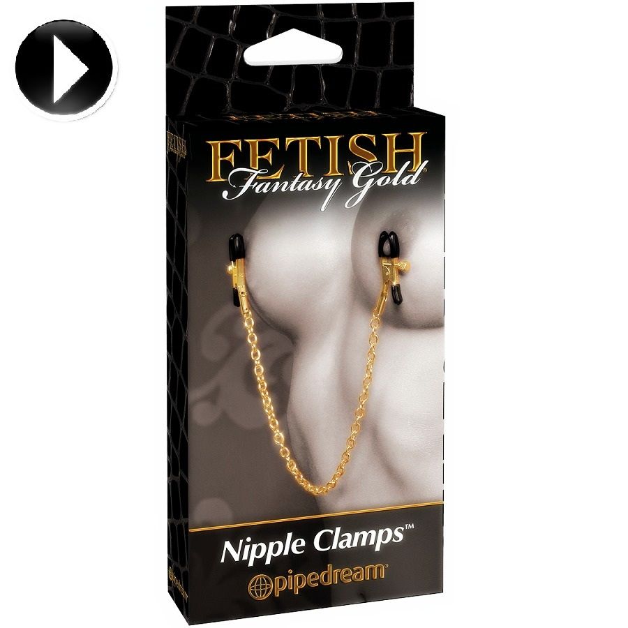 Fetish Fantasy Gold-Cleme pentru Sfârcuri — PIPEDREAMS · Accesorii BDSM (imaginea 4)
