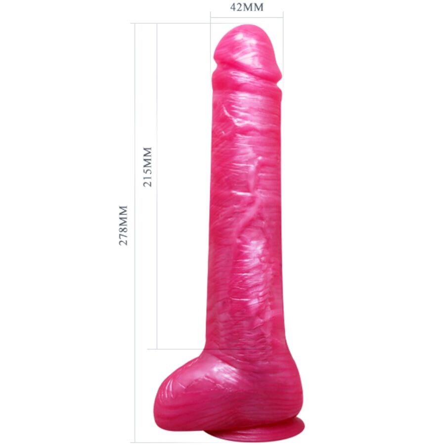 Baile Dildos-Dildo Realistic Roz cu Ventuză-PVC, Waterproof 4 img 217669 da87c0f3f7d16f98bf3c58ffa4be6993 1