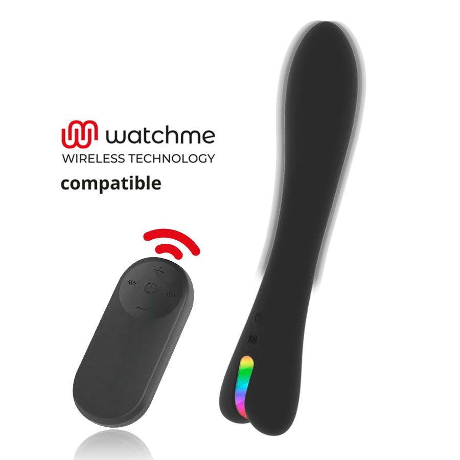 Brilly Glam-Ryan Vibrator + Watchme Telecomandă-Silicon, 10 Trepte