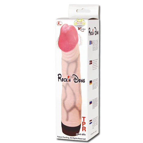 Baile Vibrators-Rockin Dong Penis Cyber Skin I-TPR, Waterproof 2 img 24977 c7943706feb3591bf6ddf27f16334d14 1