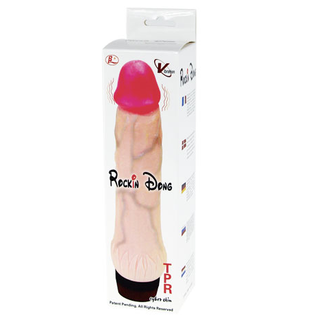 Baile Vibrators-Rockin Dong Penis Cyber Skin Iii-TPR, Waterproof 2 img 24985 dba3cbedc82171e4aa27973e58a85e00 1