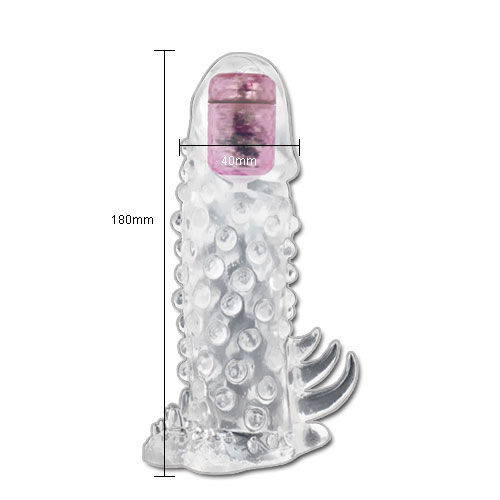 Baile For Him-Brave Iii Man Sensor Extensie pentru Penis-Silicon · Inele & Mansoane Penis (imaginea 3)