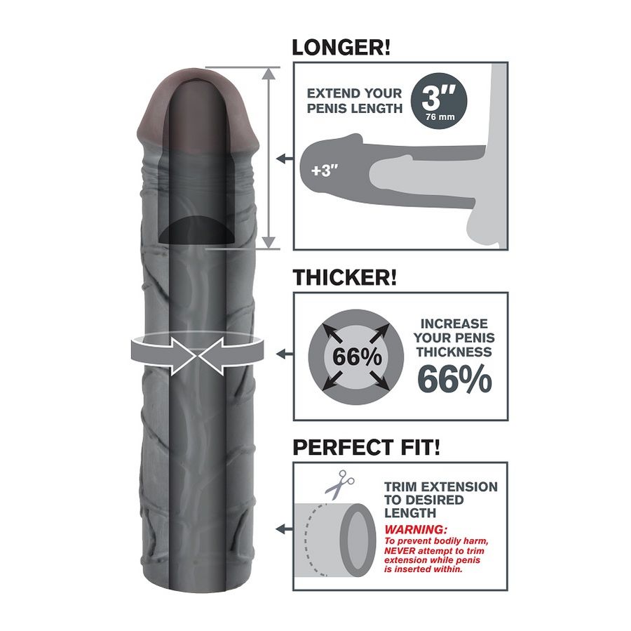 Fantasy X-tensions-Mega 3 Extensie Negru 3 img 25228 428143d7639adb779b7218497ff43702 1