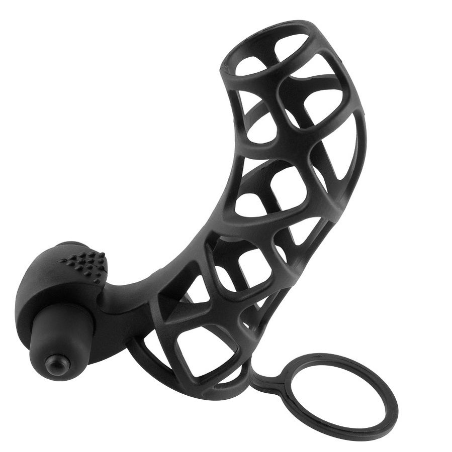 Fantasy X-tensions-Cușcă Erectilă din Silicon cu Vibrator 1 Fantasy X-tensions-Cușcă Erectilă din Silicon cu Vibrator — PIPEDREAMS · Inele & Mansoane Penis