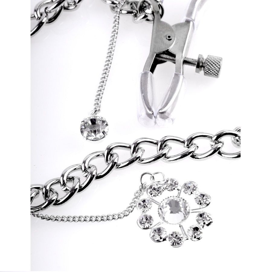 Fetish Fantasy Series-Cleme pentru Sfârcuri cu Cristale-Metal 3 img 25953 c427495241e9a371b951b40f992ffd5c 1
