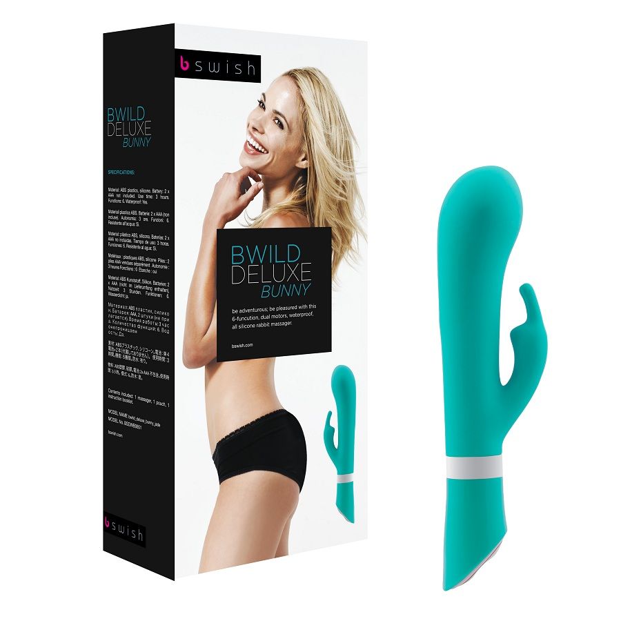B Swish-Bwild Deluxe Bunny Rabbit Vibrator Jade-Silicon, 5 Trepte 6 B Swish-Bwild Deluxe Bunny Rabbit Vibrator Jade-Silicon, 5 Trepte · Vibratoare (imaginea 6)