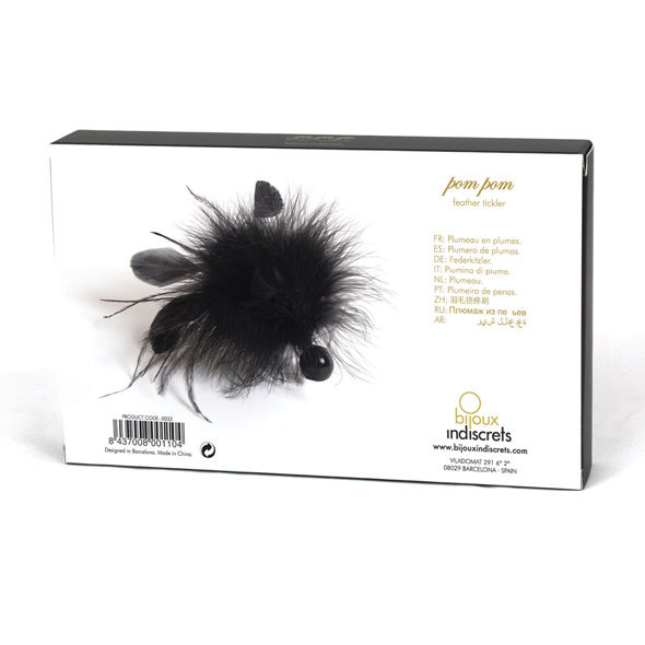 Bijoux Indiscrets-Perie cu Pene Pom Pom 4 img 27715 04b97a64754df20b165caa8d84c7f157 1