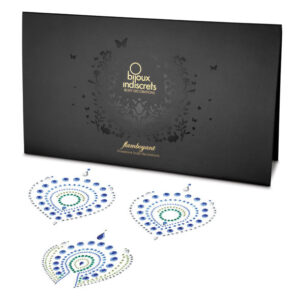 Bijoux Desire Metallique-Indiscrets Flamboyant Albastru & Verde - imagine 3
