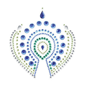 Bijoux Desire Metallique-Indiscrets Flamboyant Albastru & Verde - imagine 4