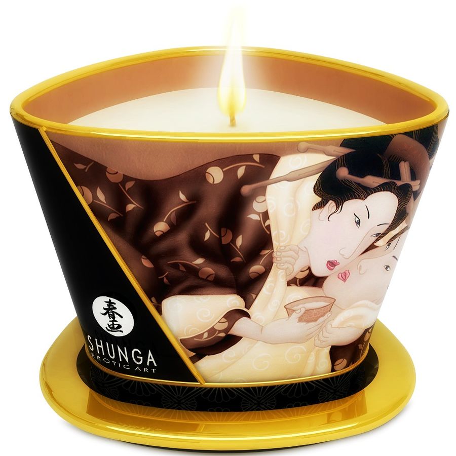 Shunga - Mini Caress by Candelight Lumânare de Masaj Ciocolată 170 Ml 1 img 27812 47764797e2c71d96b2d5242dc139fddc 1