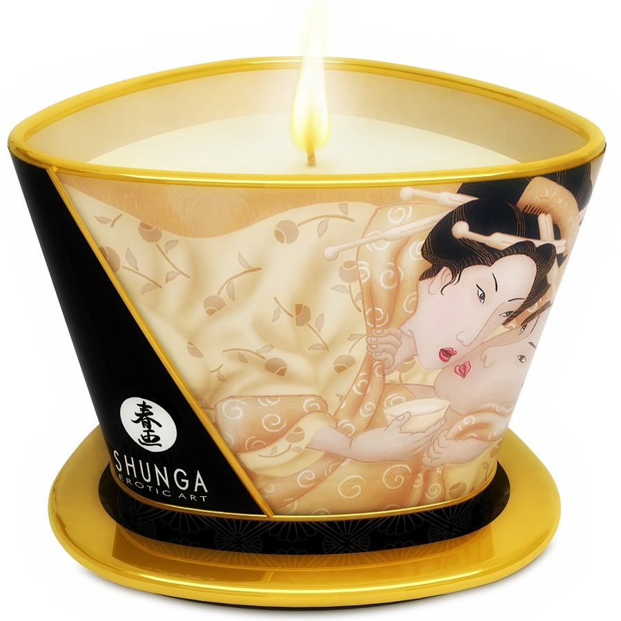 Shunga - Mini Caress by Candelight Lumânare de Masaj Vanilie 170 Ml 1 img 27815 d3cb502b652b4ae6070286fd313e3549 1