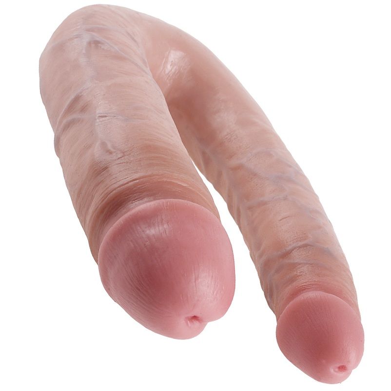 King Cock-În Formă de U Large Double Trouble Flesh 17.8 cm 1 img 29481 4c05f0c3faecc3ca06a767b7c261e459 1