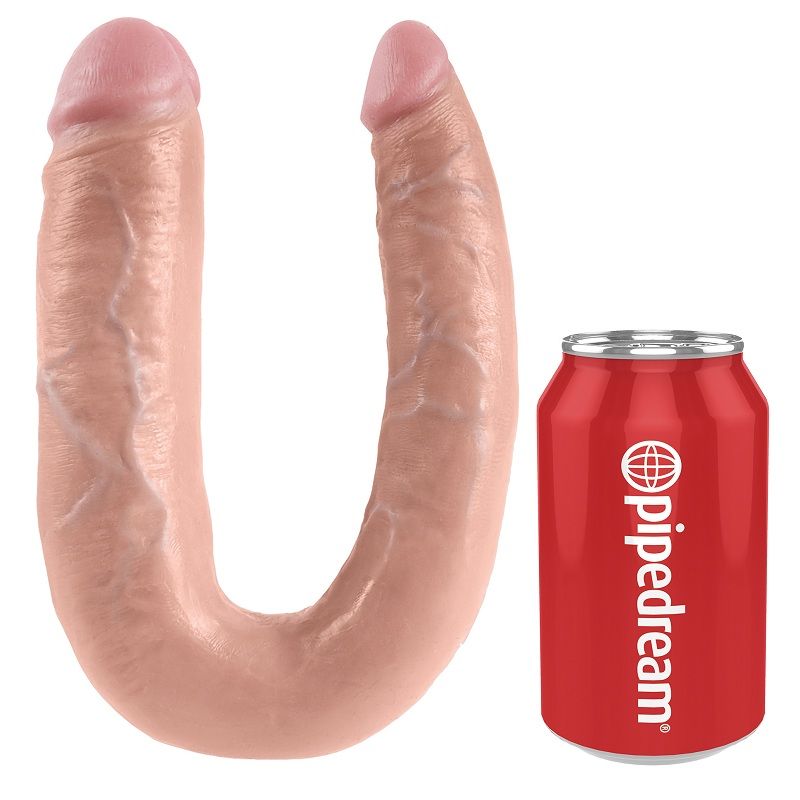 King Cock-În Formă de U Large Double Trouble Flesh 17.8 cm 3 img 29482 b5875e34e4223a3e95cd9e528ead7806 1