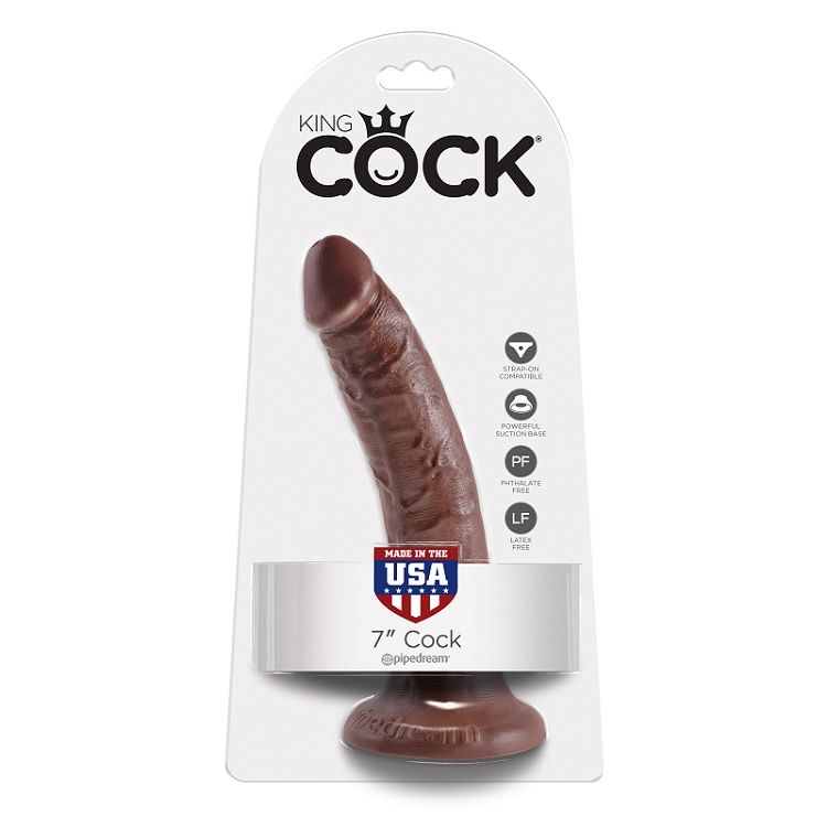 King Cock-7 Dildo Chocolate 17.8 cm-Ventuza 5 img 29543 99d707dabbcaa632df00e3edf030b38f 1