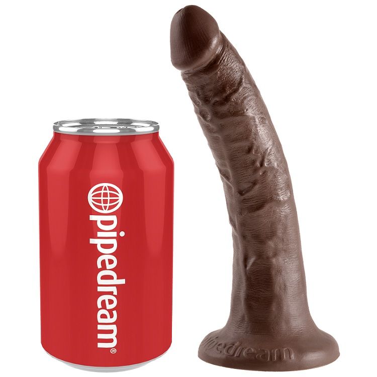 King Cock-7 Dildo Chocolate 17.8 cm-Ventuza 4 img 29545 f42bb7ffcbb0a6cd935715115ab96ad2 1