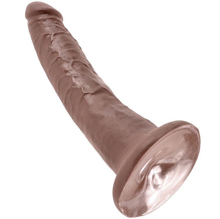 King Cock-7 Dildo Chocolate 17.8 cm-Ventuza 2 img 29547 d9e2e38f14604d8986afa49d82065154 1