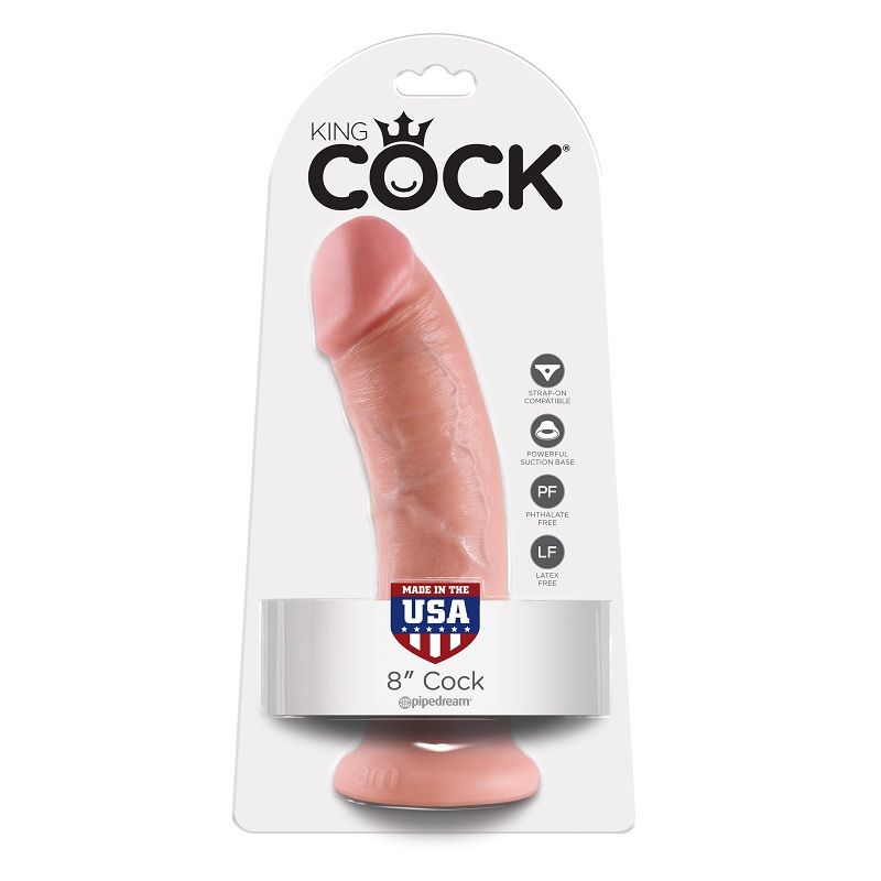 King Cock-8 Dildo Flesh 20.3 Cm-Ventuza 5 img 29548 5a66166a1d9a1b00cb097c5b49138274 1