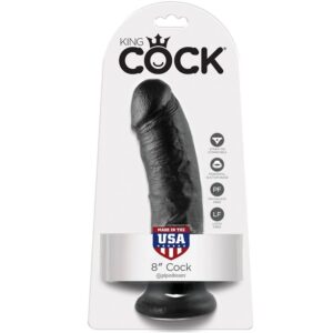King Cock-8 Dildo Negru 20.3 Cm-Ventuza 8 King Cock-8 Dildo Negru 20.3 Cm-Ventuza - imagine 4