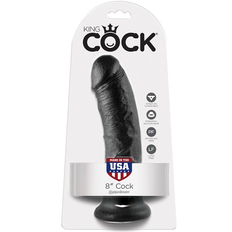 King Cock-8 Dildo Negru 20.3 Cm-Ventuza 4 img 29553 a918a45d486fd8bb221f3e855064f83c 1