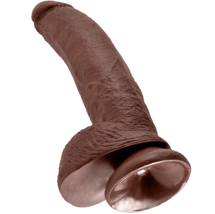 King Cock-Dildo 22.9 Cm Maro cu Testicule-Ventuza 5 King Cock-Dildo 22.9 Cm Maro cu Testicule-Ventuza — PIPEDREAMS · Dildo & Stimulatoare (imaginea 2)