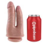 King Cock-Double Penetrator Bej-Ventuza — PIPEDREAMS · Dildo & Stimulatoare (imaginea 3)
