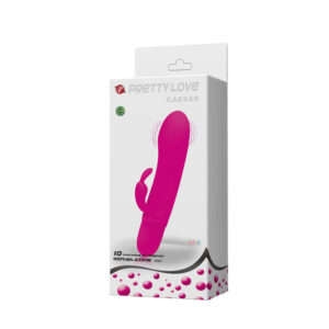 High Tech-Flirtation Vibrator cu Rabbit Caesar-Silicon, 10 Trepte 14 High Tech-Flirtation Vibrator cu Rabbit Caesar-Silicon, 10 Trepte - imagine 4