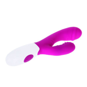 High Tech-Vibrator Stimulator Andre Lila/Alb-Silicon - imagine 9
