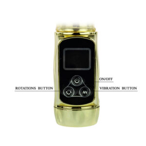 Baile Rotations-Rabbit Siberia Passion Gold Vibrator Dublu 16 Baile Rotations-Rabbit Siberia Passion Gold Vibrator Dublu - imagine 6