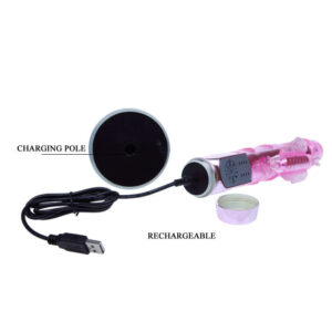 Baile Rotations-Us Rabbit Throbbing Butterfly Vibrator Rotativ - imagine 10