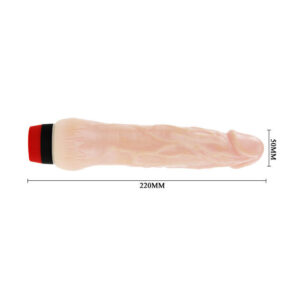 Baile Vibrators-Rockin Dong Penis Cyber Skin Ii-TPR, Waterproof - imagine 7