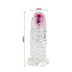 Baile For Him-Brave Iii Man Sensor Extensie pentru Penis-Silicon · Inele & Mansoane Penis (imaginea 6)