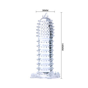 Baile For Him-Toc pentru Penis cu Puncte Stimulatoare Roz 14 9 Baile For Him-Toc pentru Penis cu Puncte Stimulatoare Roz 14 - imagine 4