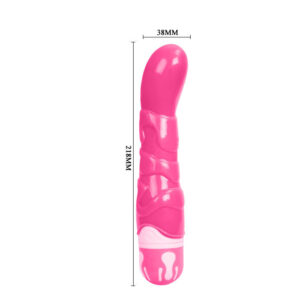 Baile Vibrators-Dildo Realist Roz 21.8 Cm-10 Trepte, Waterproof - imagine 3