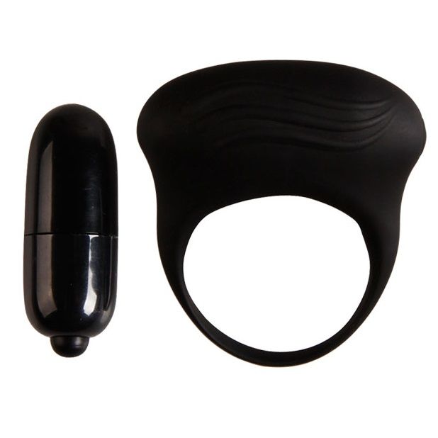 For Him-Bertram Inel Vibrator Negru-Silicon 1 img 33513 92eeb137c7172088f62448dae1ca52a6 1