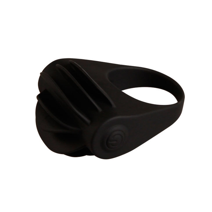 For Him-Chester Black Inel Vibrator-Silicon 3 For Him-Chester Black Inel Vibrator-Silicon — PRETTY LOVE · Inele & Mansoane Penis (imaginea 3)