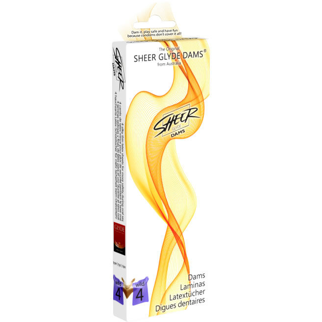 Sheer Glyde - Foaie Latex Dental Dam pentru Sex Oral Mure Sălbatice, 4 Buc 2 img 33701 9047c7bcce217dcc47c011e68efe97f5 1