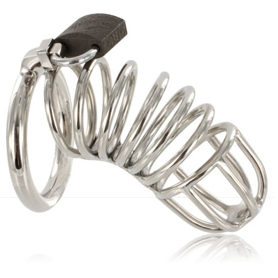 Metal Hard-Dispozitiv de Castitate Cușcă cu Inel 1 Metal Hard-Dispozitiv de Castitate Cușcă cu Inel · Accesorii BDSM