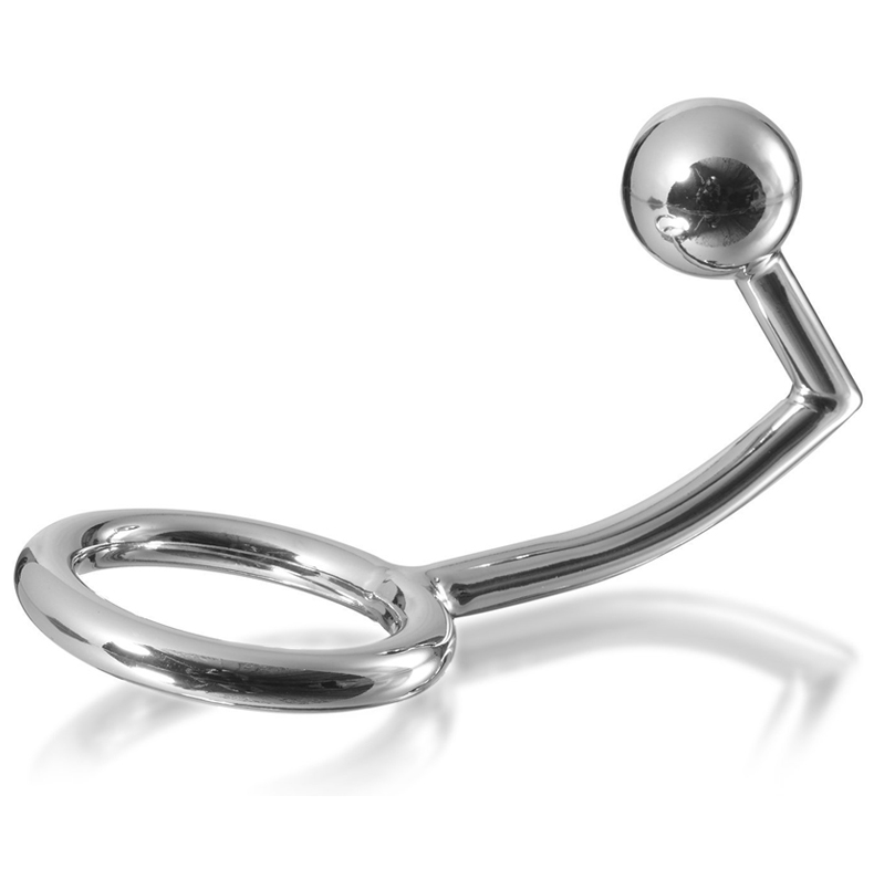Metal Hard-Cockring cu Cârlig Anal Intruder 40mm 1 img 33992 a7060502dbe024e3ea1e5a7b6448ce4f 1