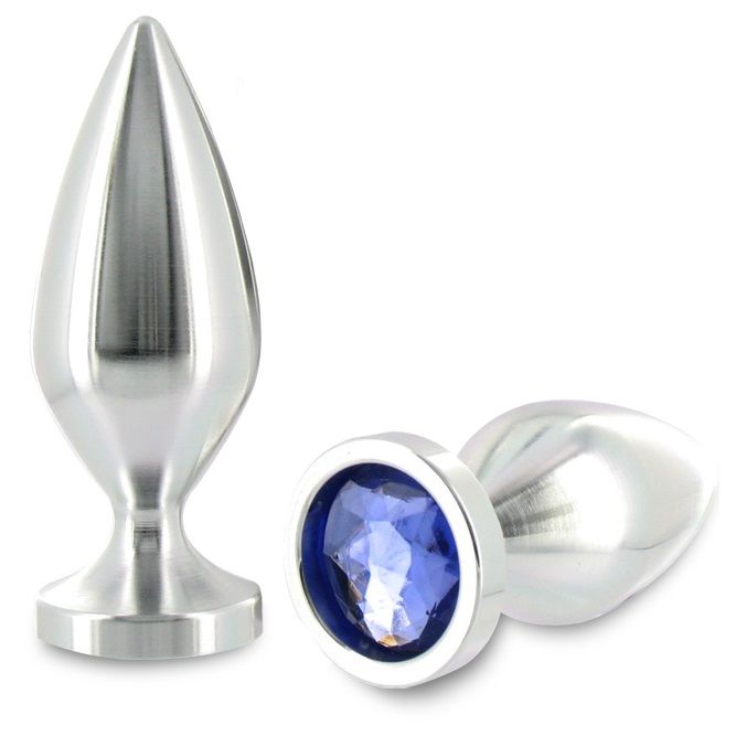 Metal Hard-Anal Plug Aluminiu Crystal Color Medium 8.89 cm 1 img 34045 89608dd788fd6f6ba3f0a4a6cb9c436c 1