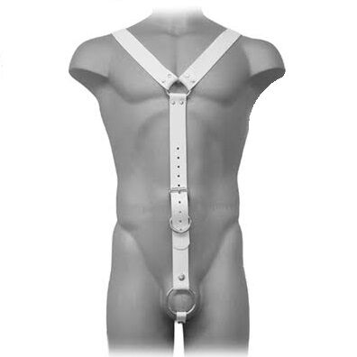 Leather Body-Ham Bdsm pentru Bărbați Alb-Piele Ecologica 1 img 34181 2c38d43d34afdb899d9fc042bbaa7c0d 1