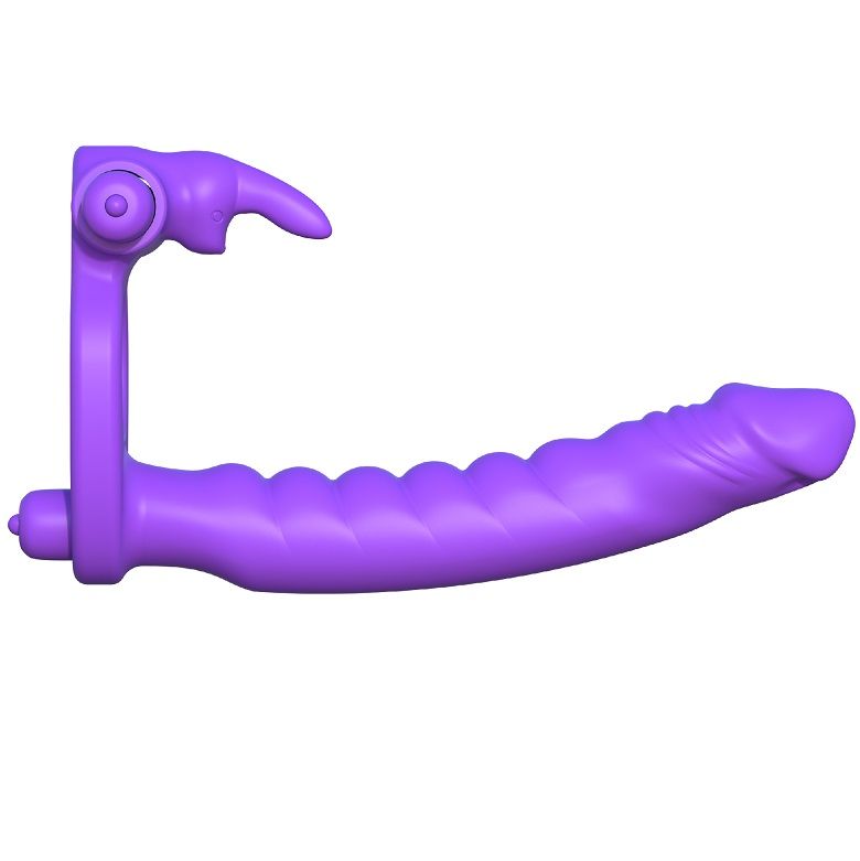 Fantasy C-ringz-Vibrator Dublu din Silicon Rabbit-Waterproof 6 img 35514 fa5a505848501d0e1df30287a6c407e4 1