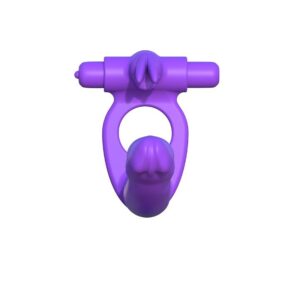 Fantasy C-ringz-Vibrator Dublu din Silicon Rabbit-Waterproof 11 Fantasy C-ringz-Vibrator Dublu din Silicon Rabbit-Waterproof - imagine 4