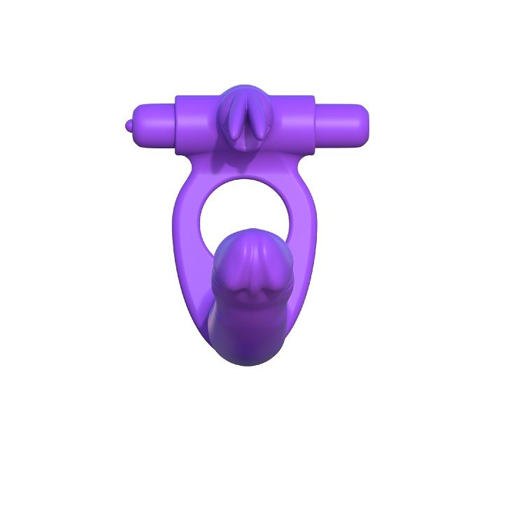 Fantasy C-ringz-Vibrator Dublu din Silicon Rabbit-Waterproof 4 img 35515 8a36764b02c8caf12aeb9ec6b3d04994 1