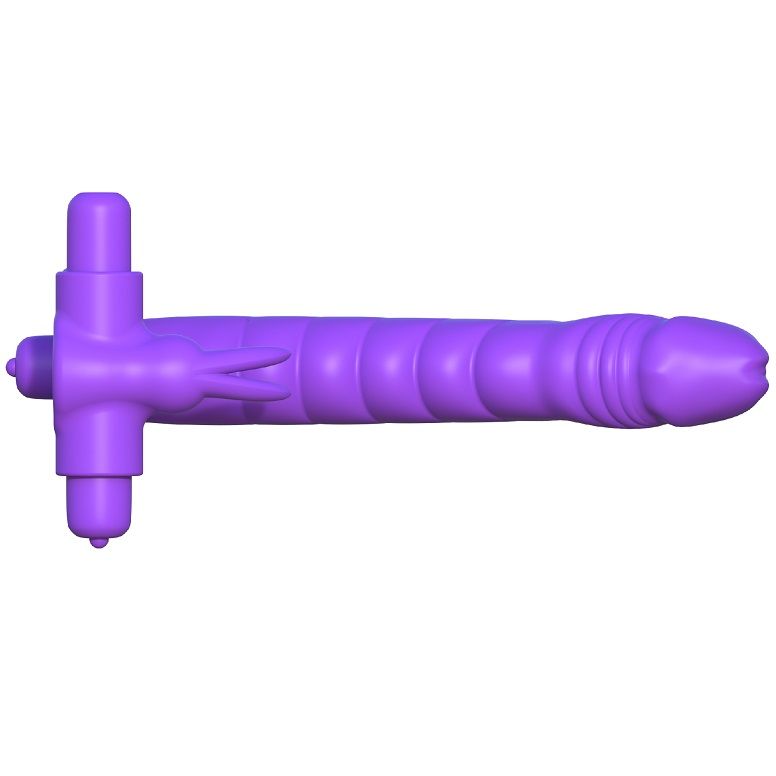 Fantasy C-ringz-Vibrator Dublu din Silicon Rabbit-Waterproof 2 img 35517 860c41e02bb178d7d73581f411b44c2a 1
