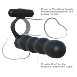 Fantasy C-ringz-Posabil Dublu Penetrator-Silicon, Waterproof 14 Fantasy C-ringz-Posabil Dublu Penetrator-Silicon, Waterproof - imagine 6