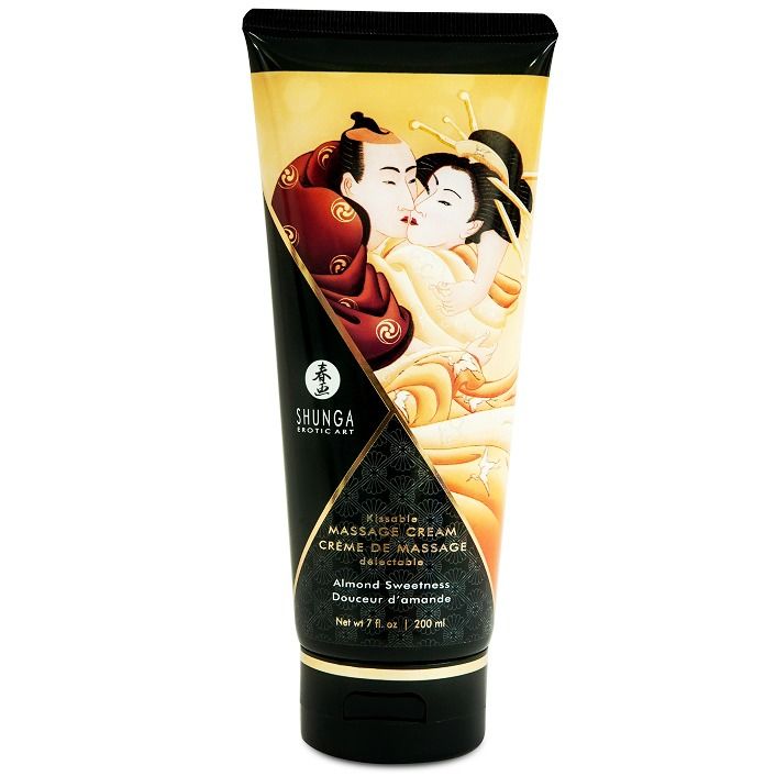 Shunga Massage Cream-Cremă de Masaj cu Migdale Dulci 200 Ml 1 img 36116 c918573b92151bffe7b4214587dc9604 1