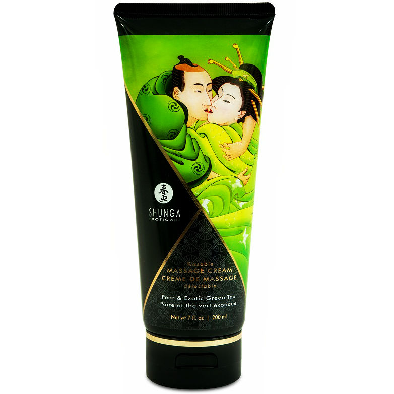 Shunga - Cremă de Masaj Pară și Ceai Verde 200 Ml 1 img 36117 52919a9e863078d8a531cd9d4df3a19e 1