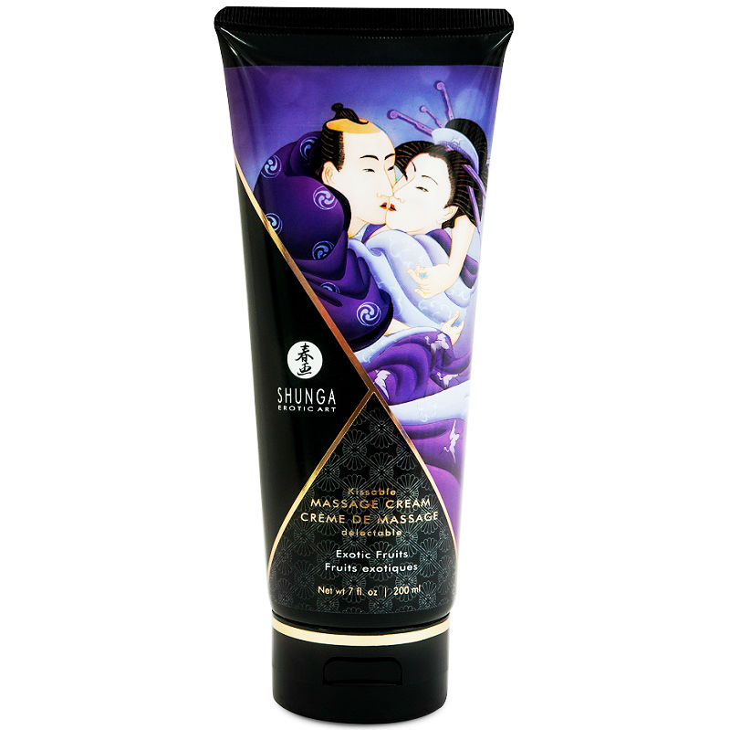 Shunga Massage Cream-Cremă de Masaj Fructe Exotice 200 Ml 1 img 36120 7be35ebe40b97cb638365d41dbeb70b5 1