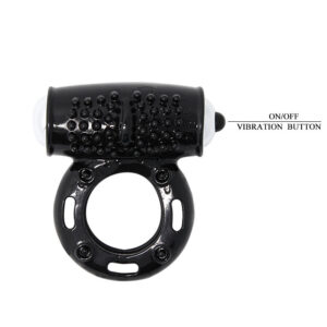 Baile For Him-Power Ring Inel Vibrator 10V-TPR, 10 Trepte 12 Baile For Him-Power Ring Inel Vibrator 10V-TPR, 10 Trepte - imagine 5