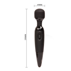 Baile-Power Powerful Masajer Compact Negru-Silicon, Silentios - imagine 3